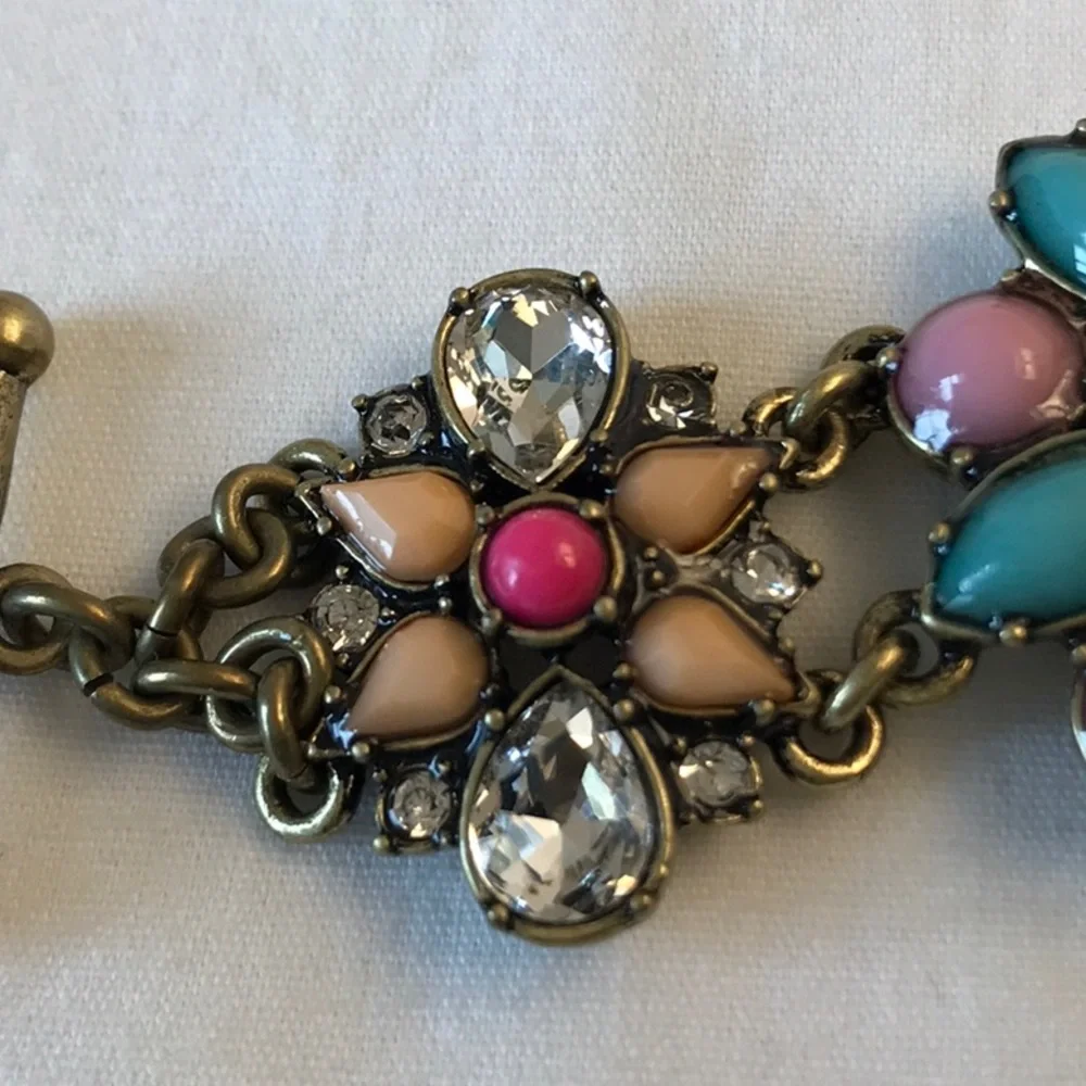 Loft 7 in bracelet, very colorful, no stones missing, pink, purple, blue… - Picture 6 of 9